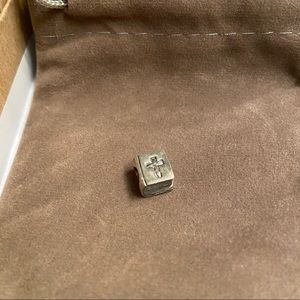 Pandora Silver Bible Charm with Cross